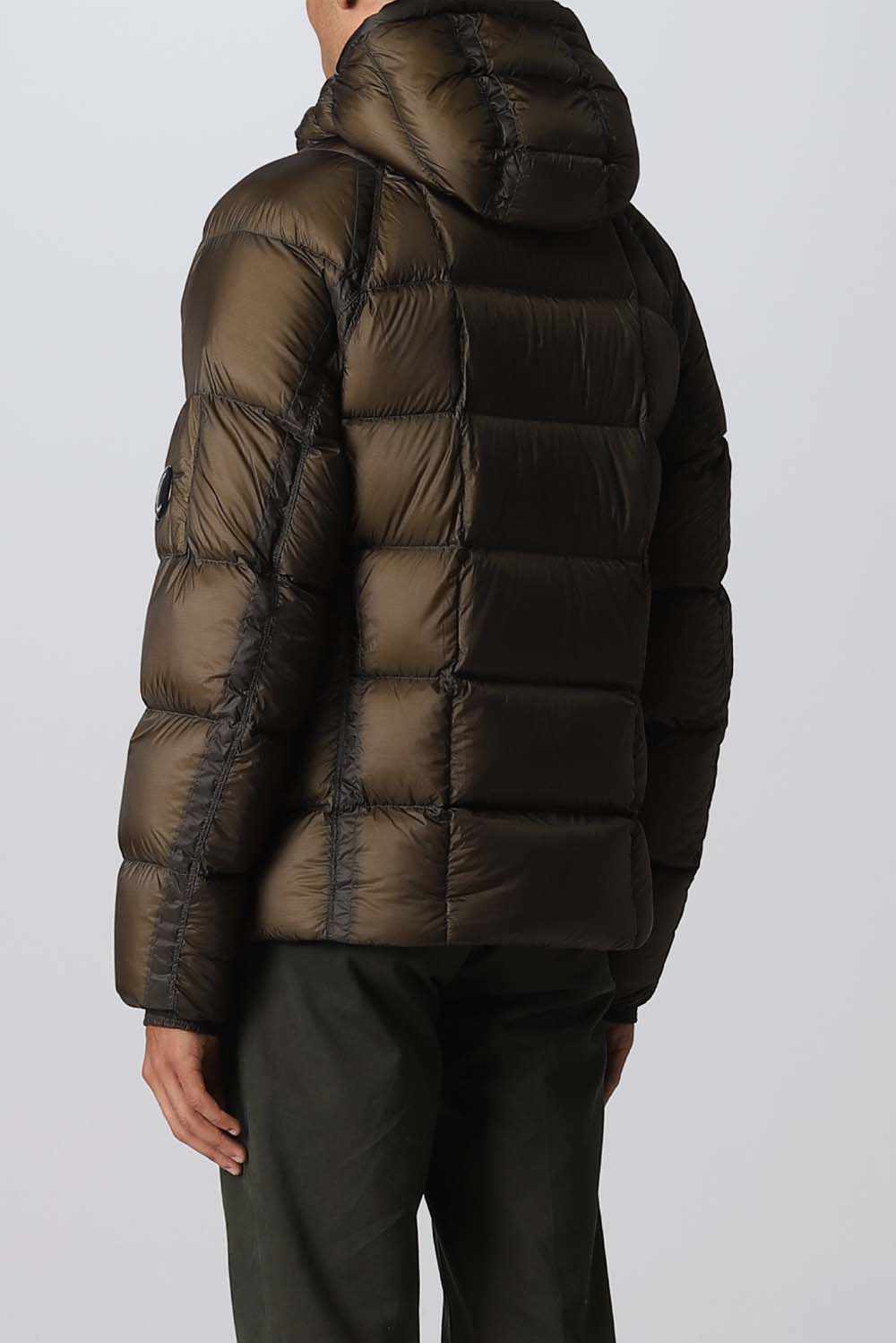  Cp Company Shell Hooded Down Jacket 683 Ivy Green Uomo - 3