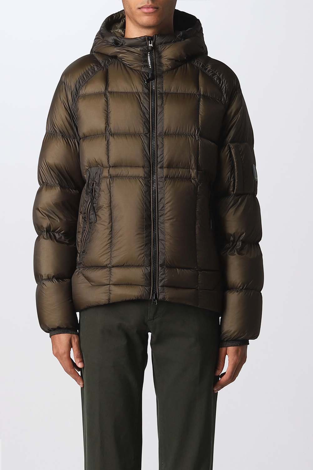  Cp Company Shell Hooded Down Jacket 683 Ivy Green Uomo - 1