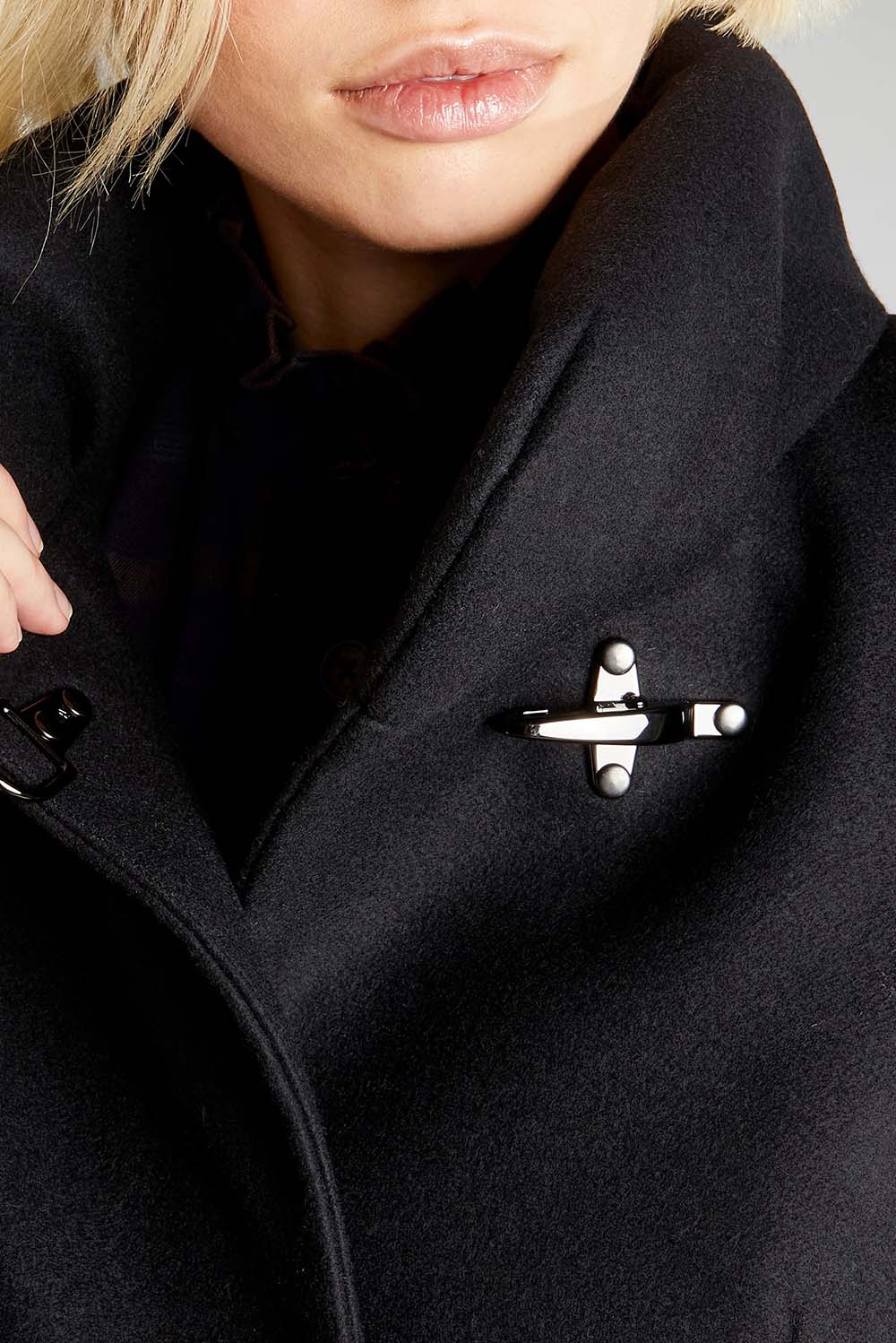  Fay Romantic Coat Black Donna - 3
