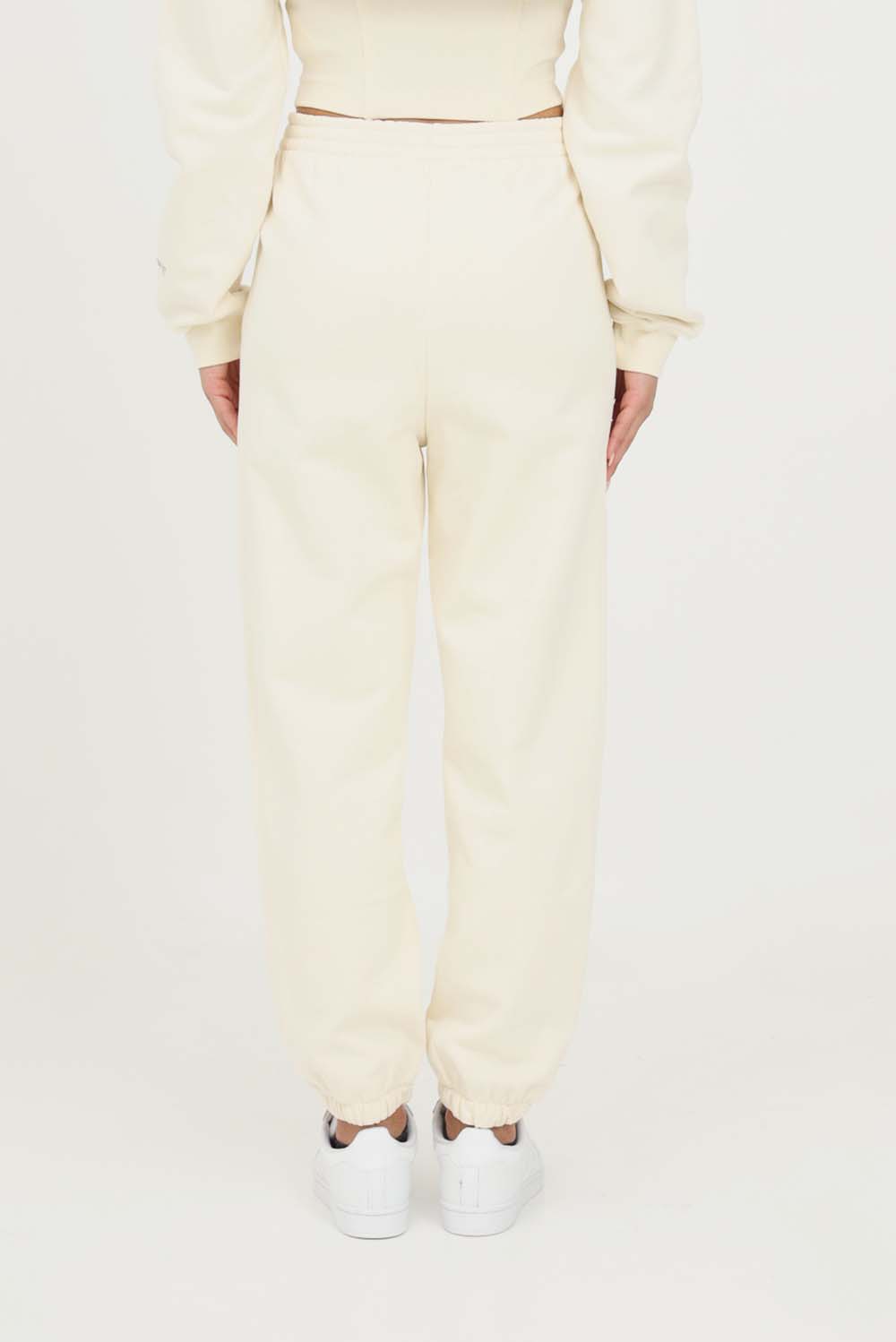  Hinnominate Pantalone In Felpa Bianco Burro Donna - 3
