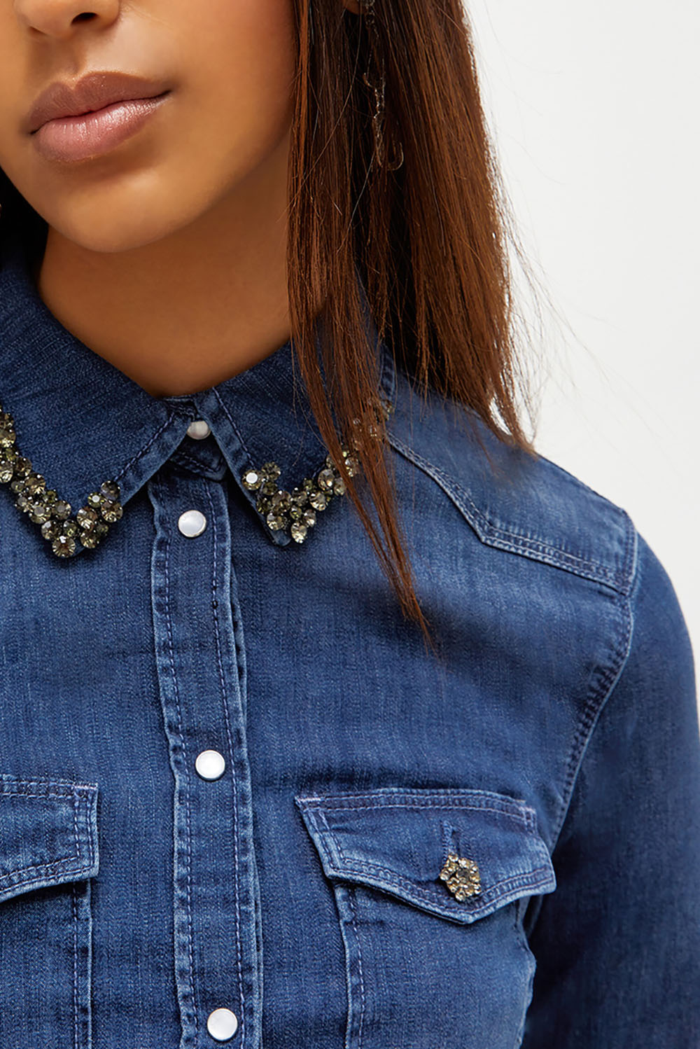  Liu Jo Denim Shirt 77917 Woman - 3