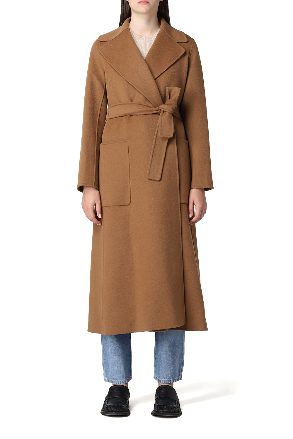  Max Mara Dressing Gown Coat New Leather Woman - 2