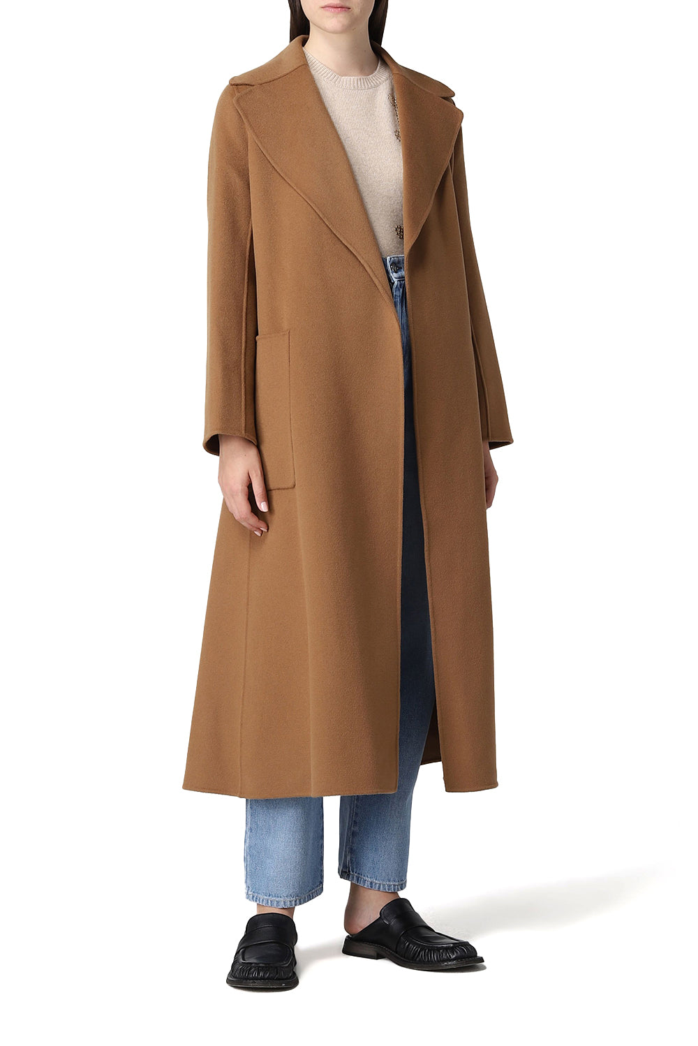  Max Mara Cappotto A Vestaglia New Leather Woman - 3