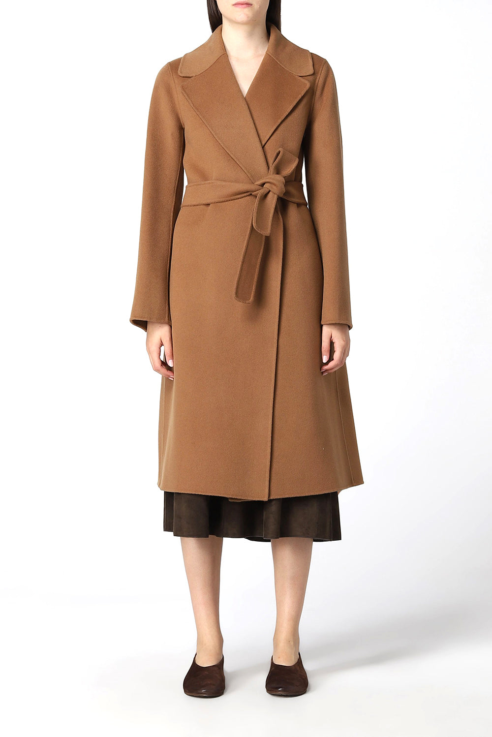  Max Mara Cappotto In Lana New Leather Woman - 2