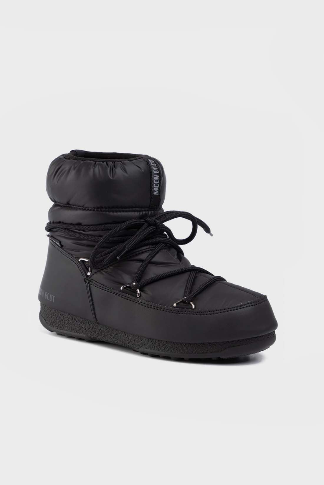  Moon Boot Low Nylon Ankle Boots Black Woman - 2