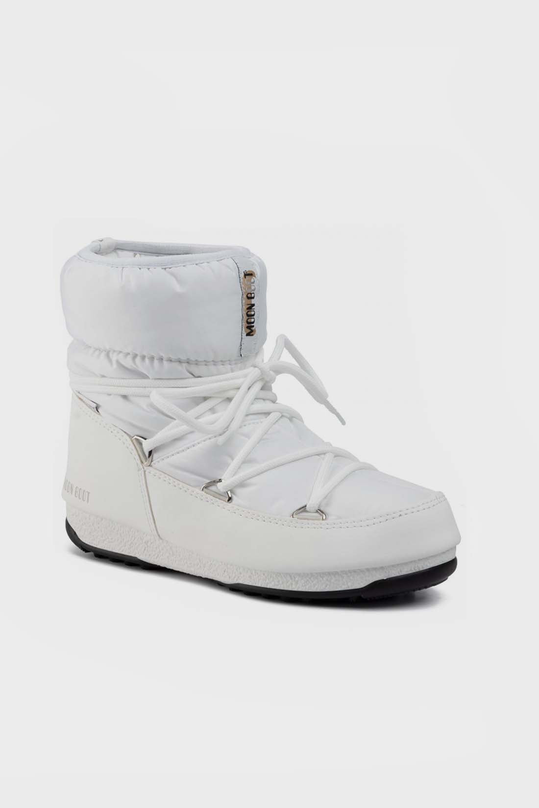  Moon Boot Low Nylon Ankle Boots White Woman - 3