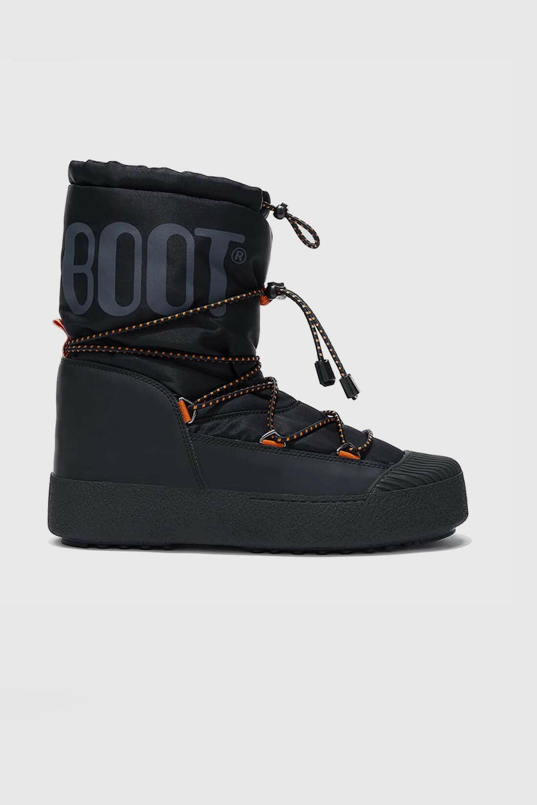  Moon Boot Polar Erkek Track Boots Black/orange Uomo - 1