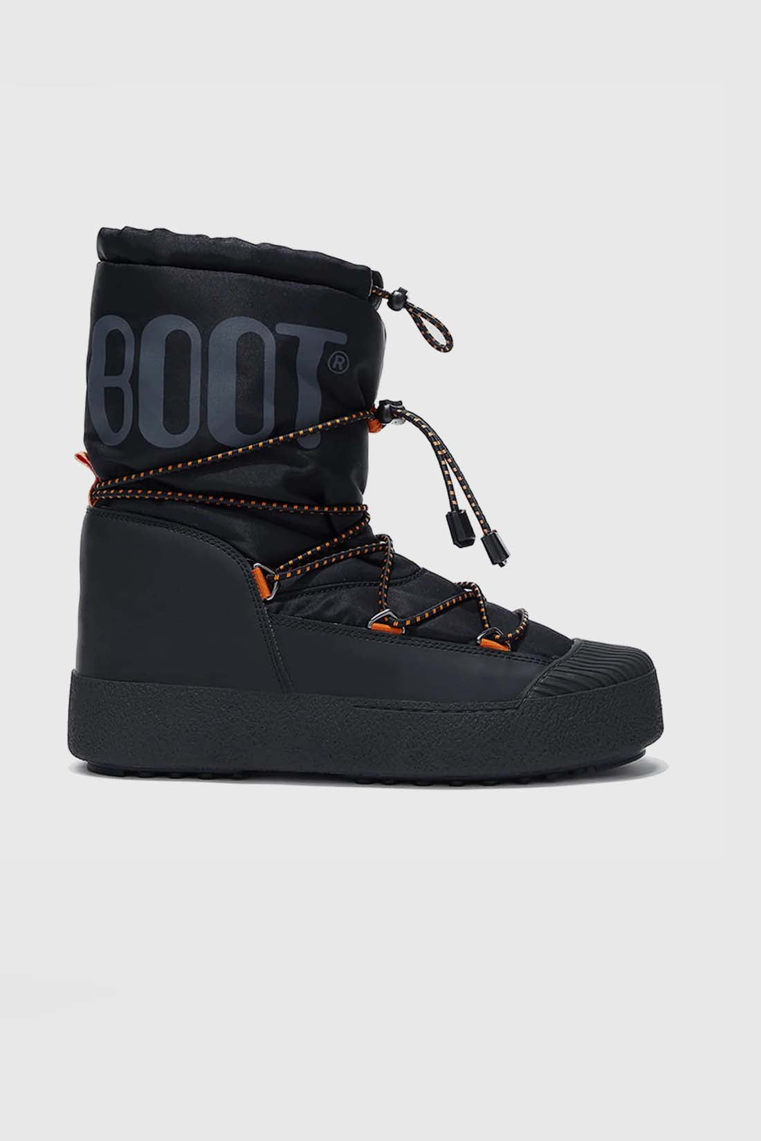  Moon Boot Polar Erkek Track Boots Black/orange Uomo - 1