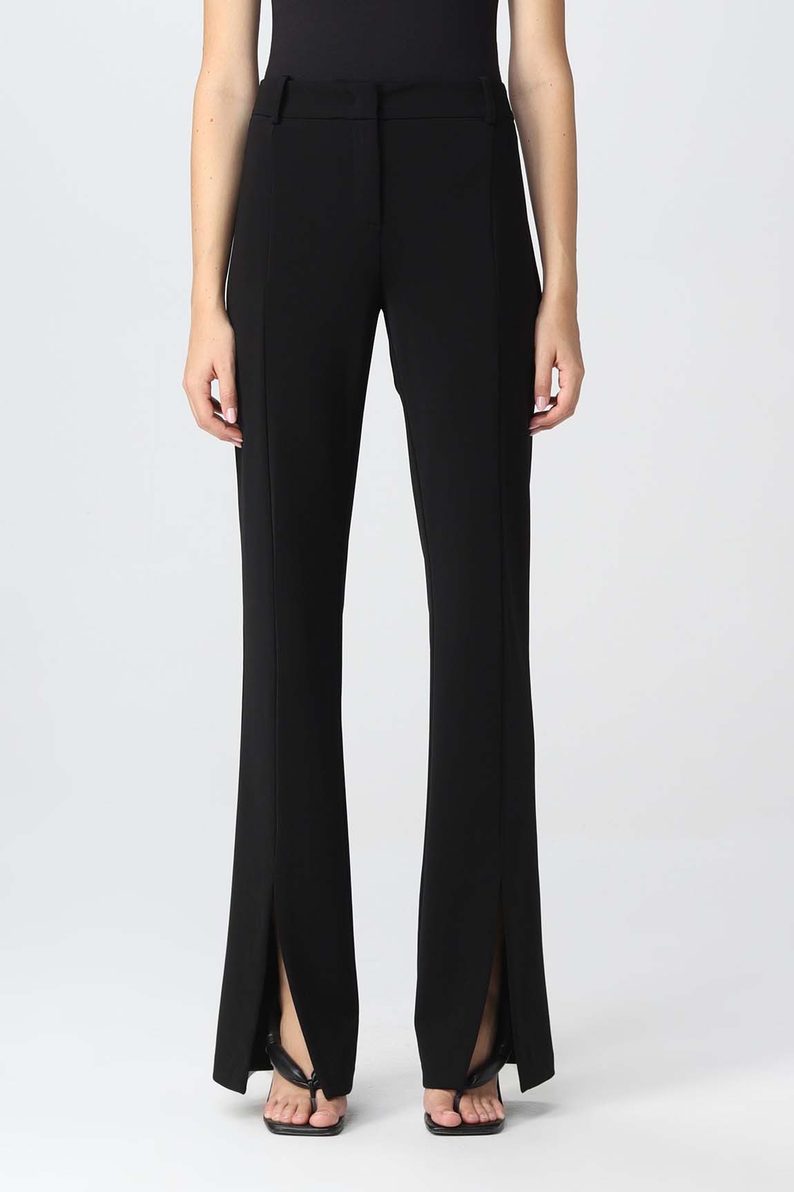  Pinko Flared-fit Trousers Black Woman - 1