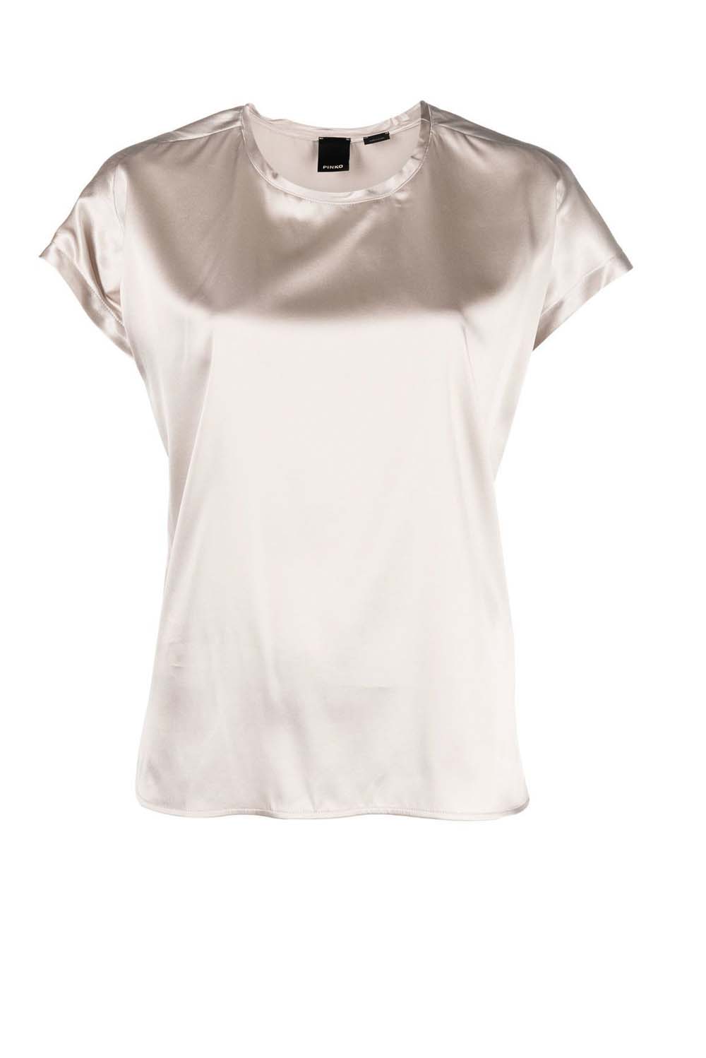  Pinko Silk Blouse Grigio Woman - 1