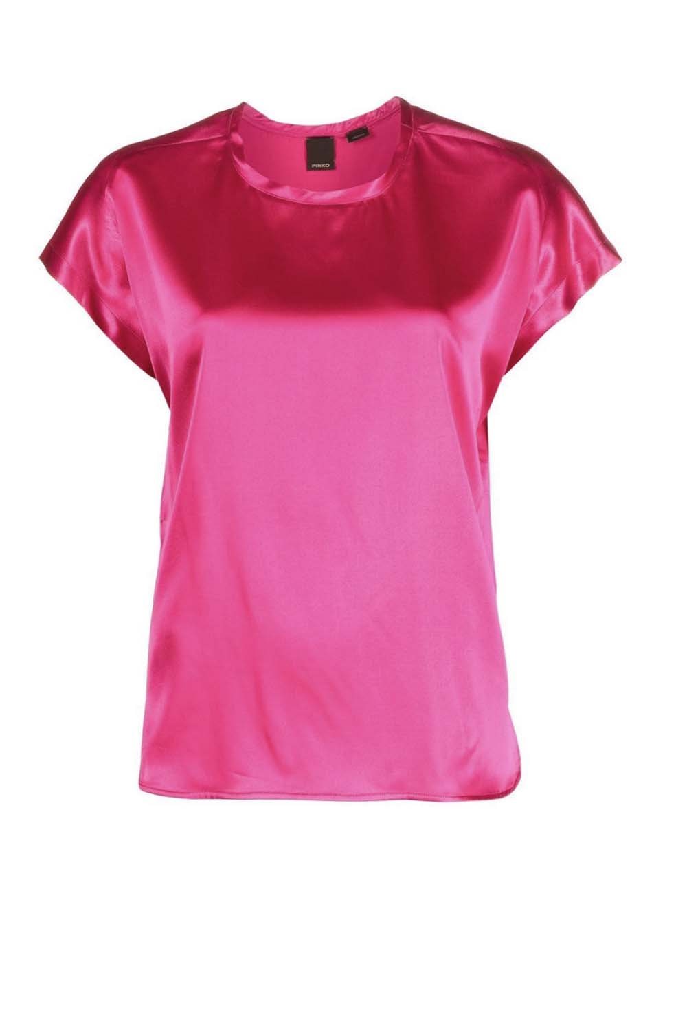  Pinko Silk Blouse Magenta Woman - 1