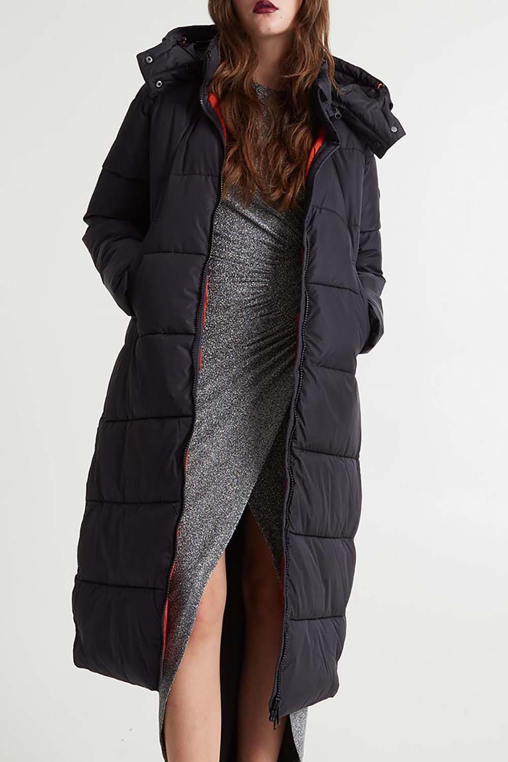  Save The Duck Parka Colette Black/ginger Woman - 1