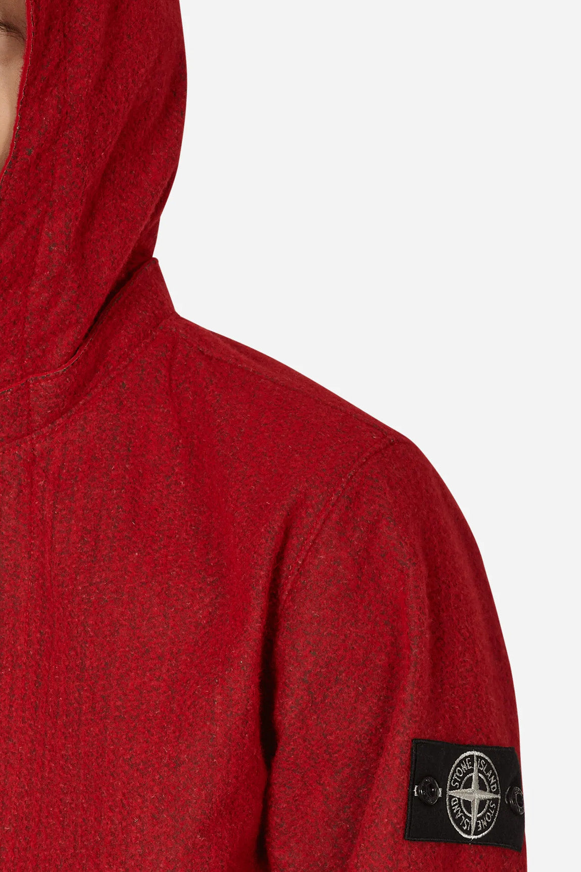  Stone Island Needle Punched Reflective Jacket Red Uomo - 4