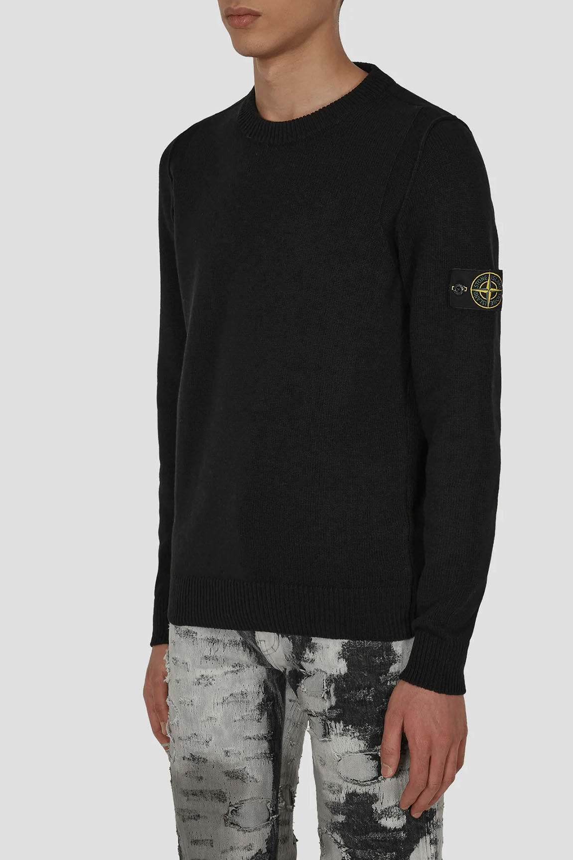  Stone Island Maglia Girocollo Black Uomo - 2