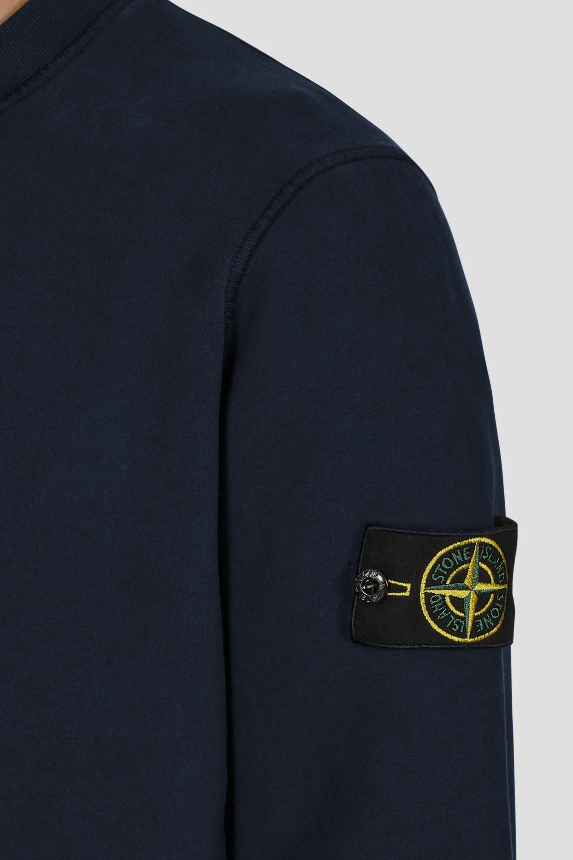  Stone Island Classic Crew Neck Sweatshirt Navy Uomo - 4