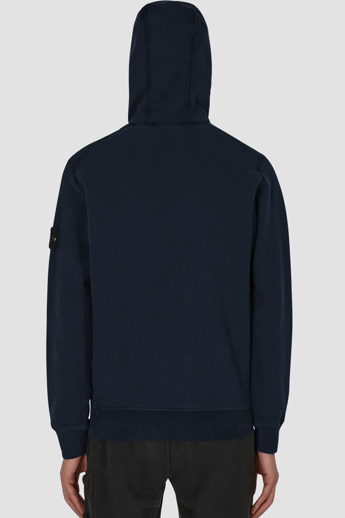  Stone Island Classic Hooded Sweatshirt Navy Uomo - 3