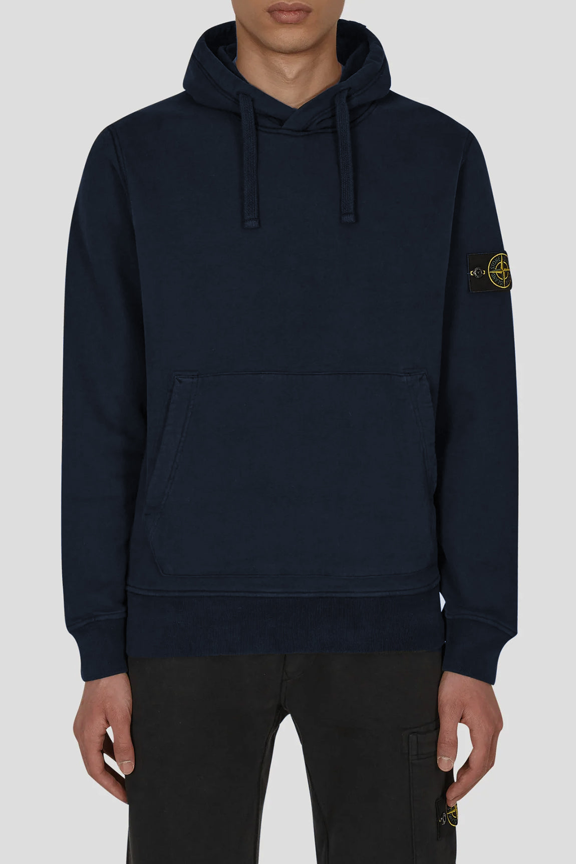  Stone Island Classic Hooded Sweatshirt Navy Uomo - 1