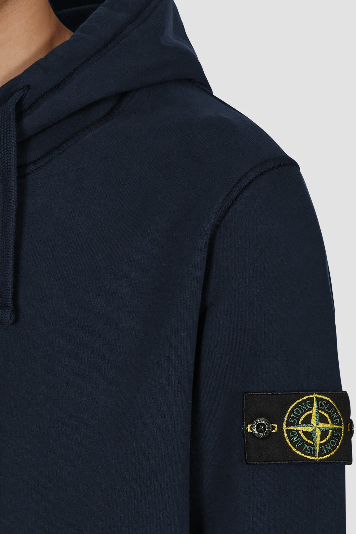  Stone Island Classic Hooded Sweatshirt Navy Uomo - 4