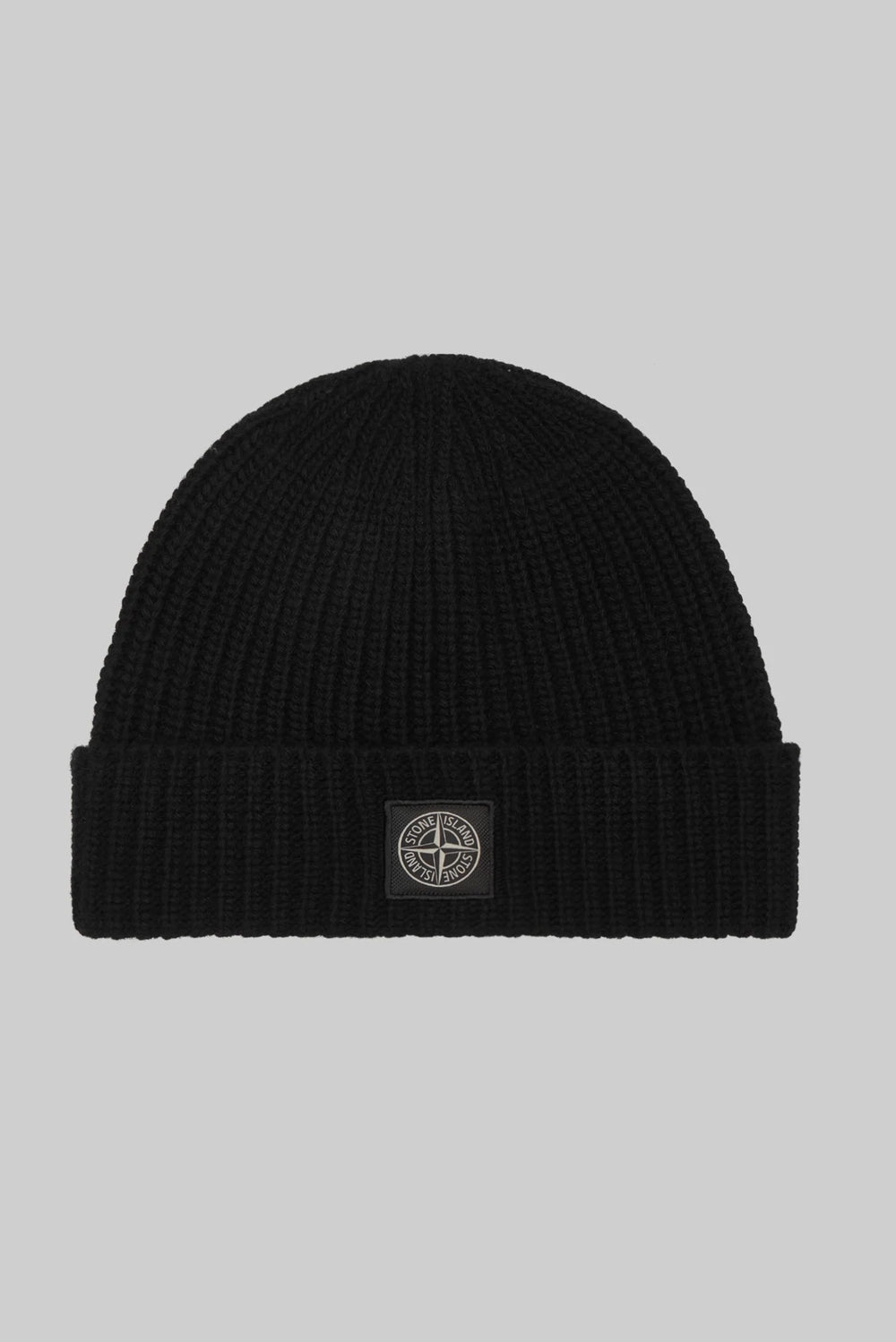  Stone Island Wool Hat Black Uomo - 1