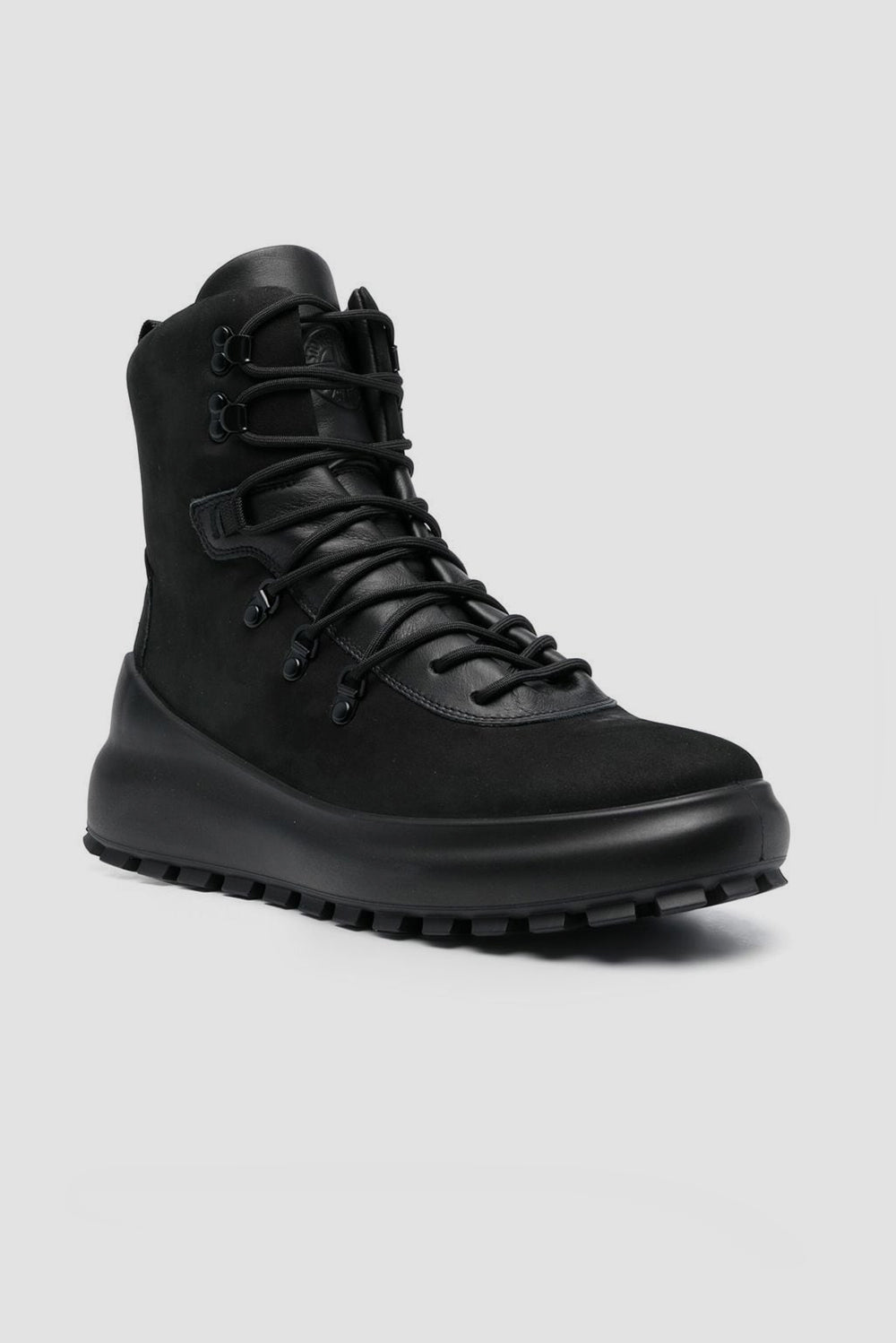  Stone Island Lace-up Amphibian Black Uomo - 2