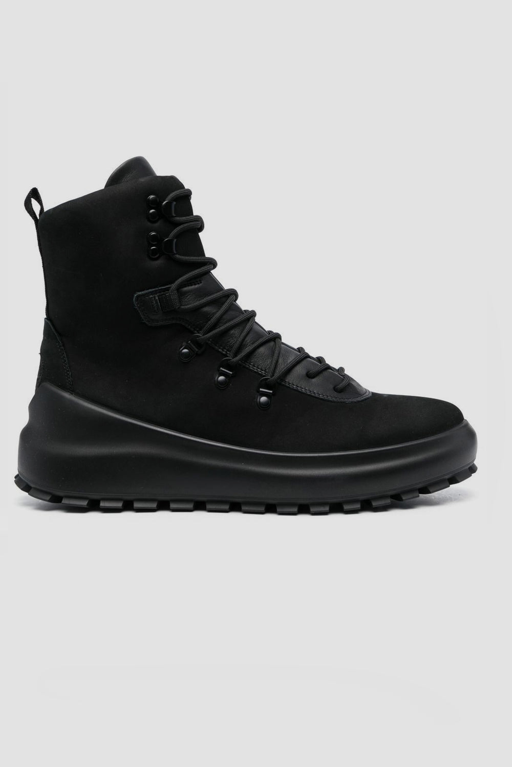  Stone Island Lace-up Amphibian Black Uomo - 1