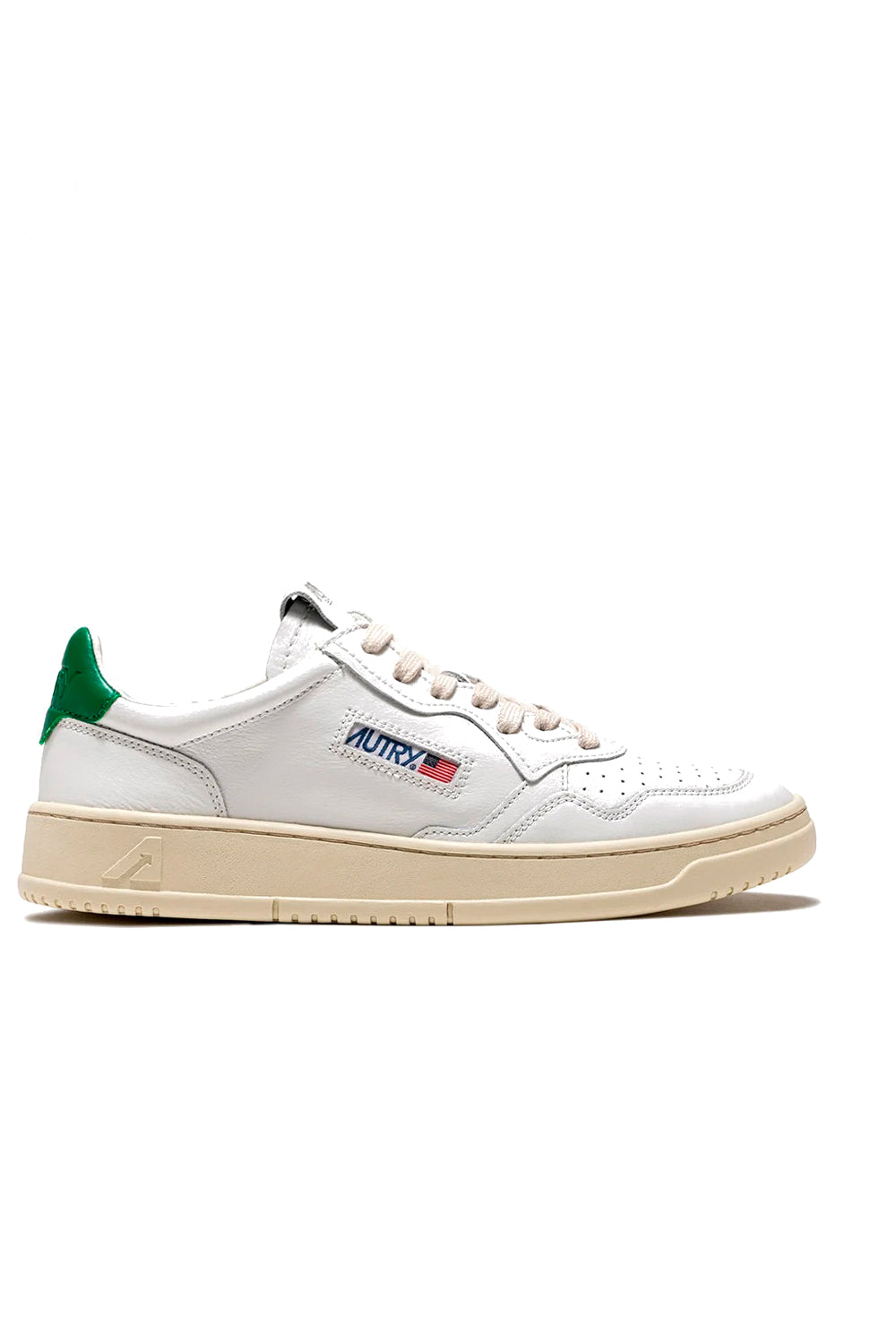  Autry Sneakers Medalist Low Wht-green Uomo - 1