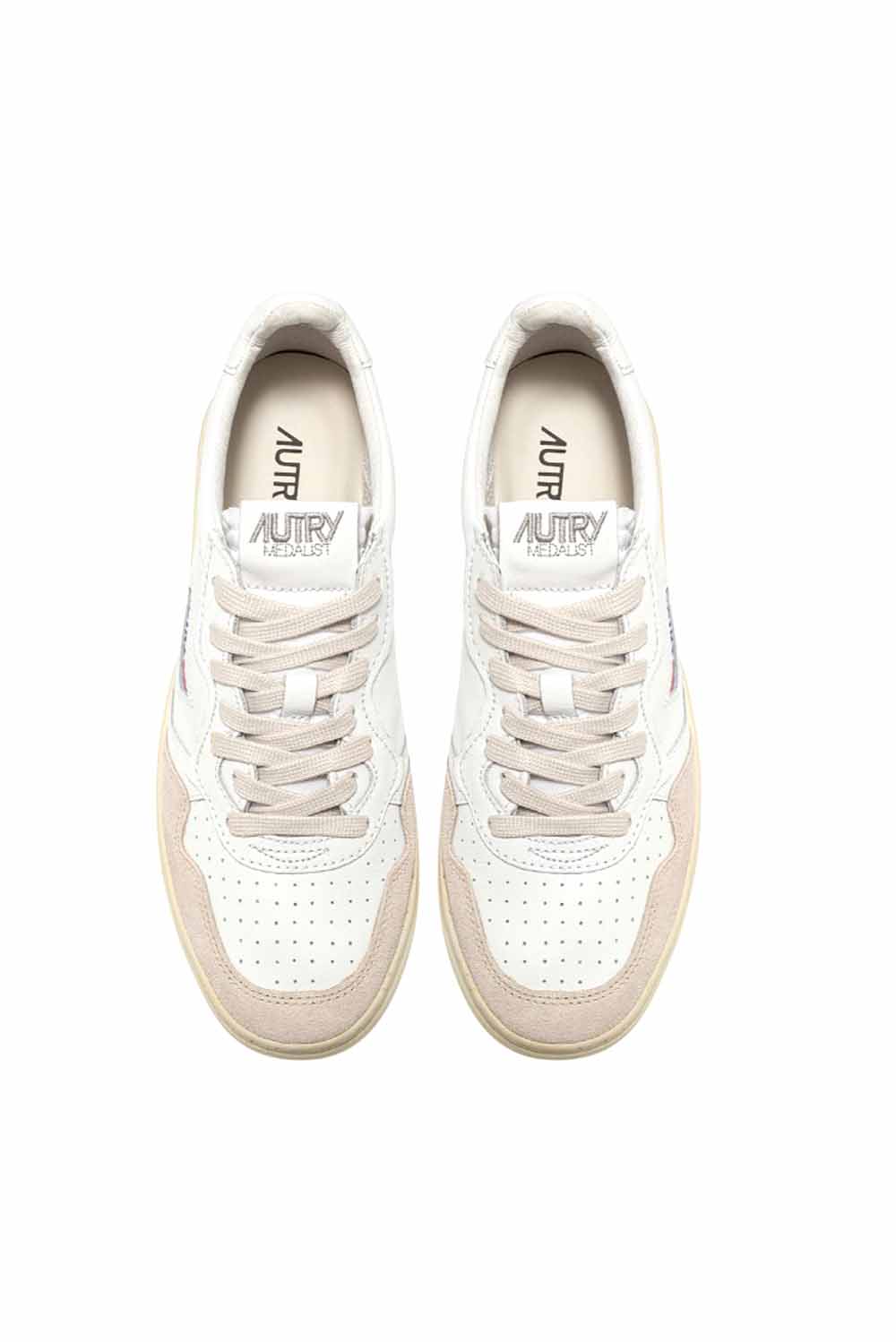  Autry Medalist Low Sneakers Suede-white Woman - 4