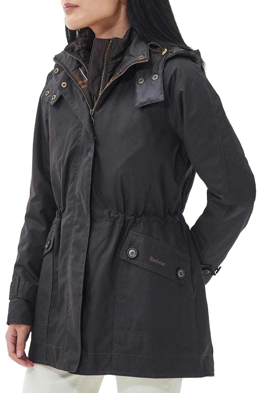  Barbour Giacca Cannich Wax Sage Woman - 2