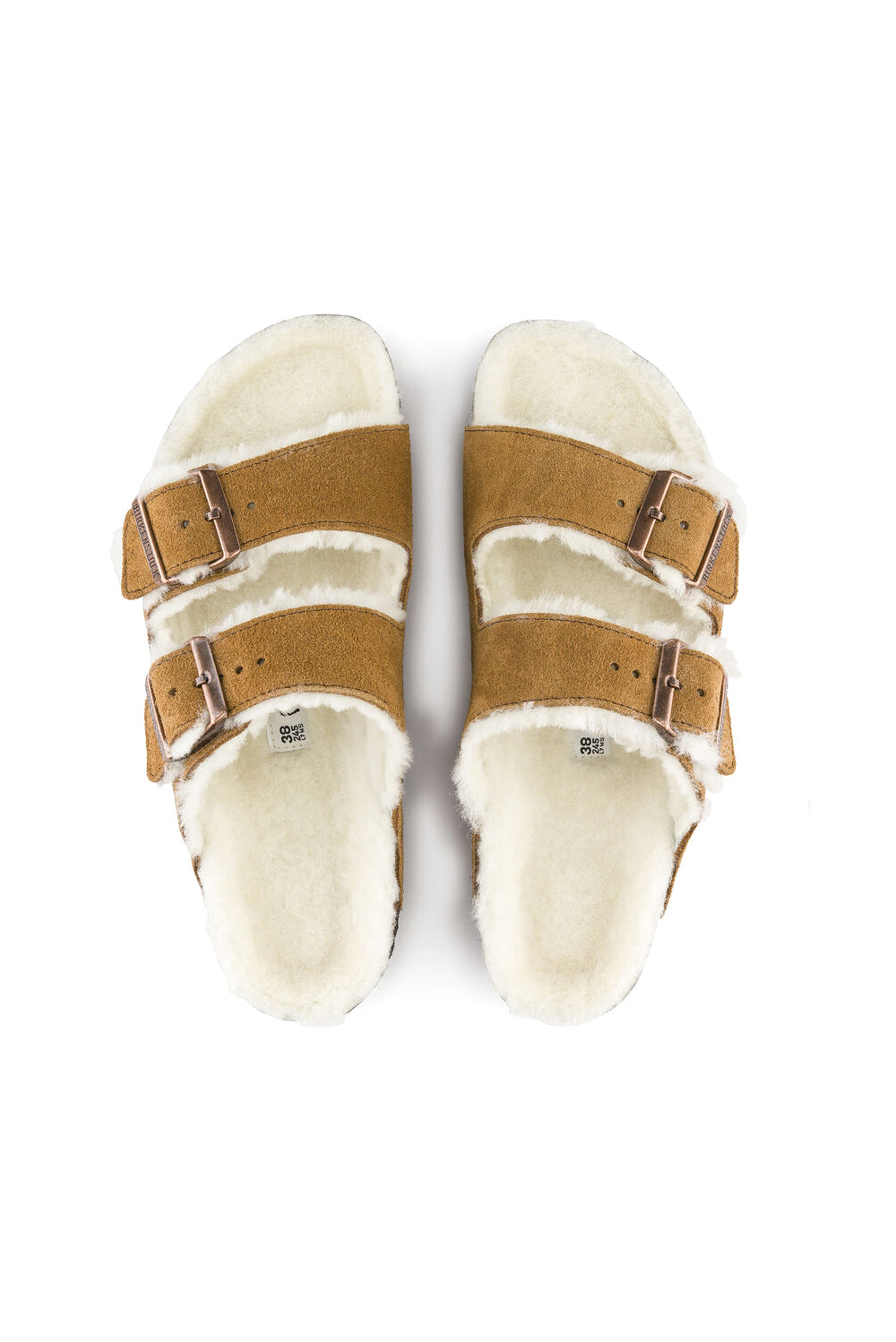  Birkenstock Arizona Fur Mink Donna - 4