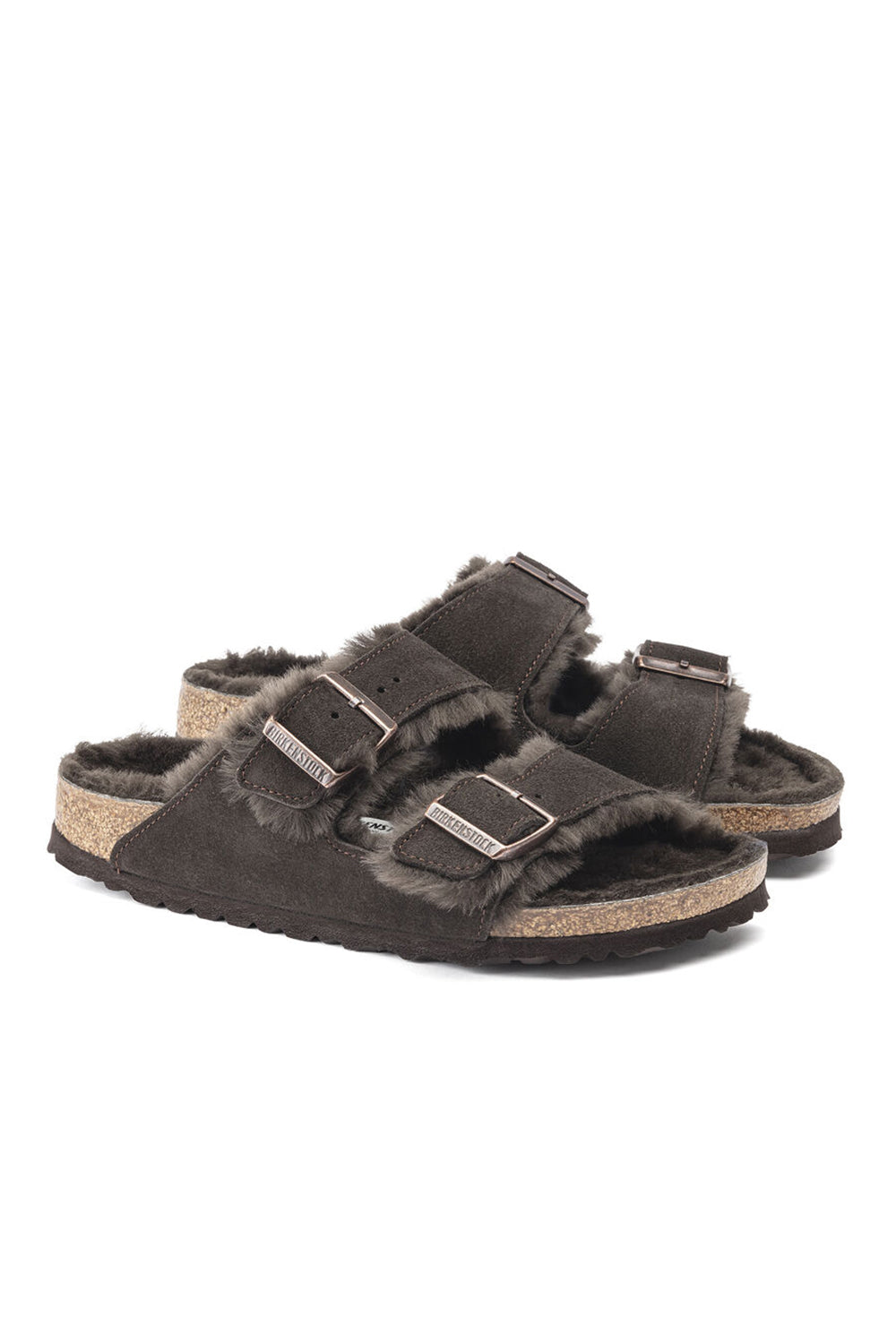  Birkenstock Arizona Fur Mocca Woman - 2