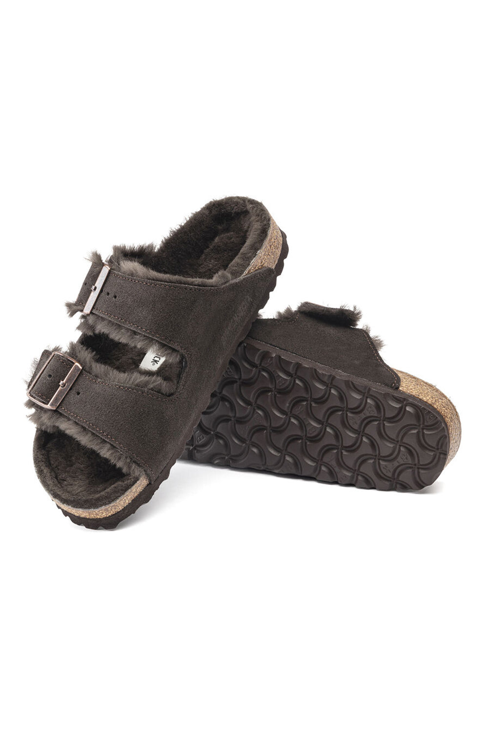  Birkenstock Arizona Fur Mocca Woman - 3