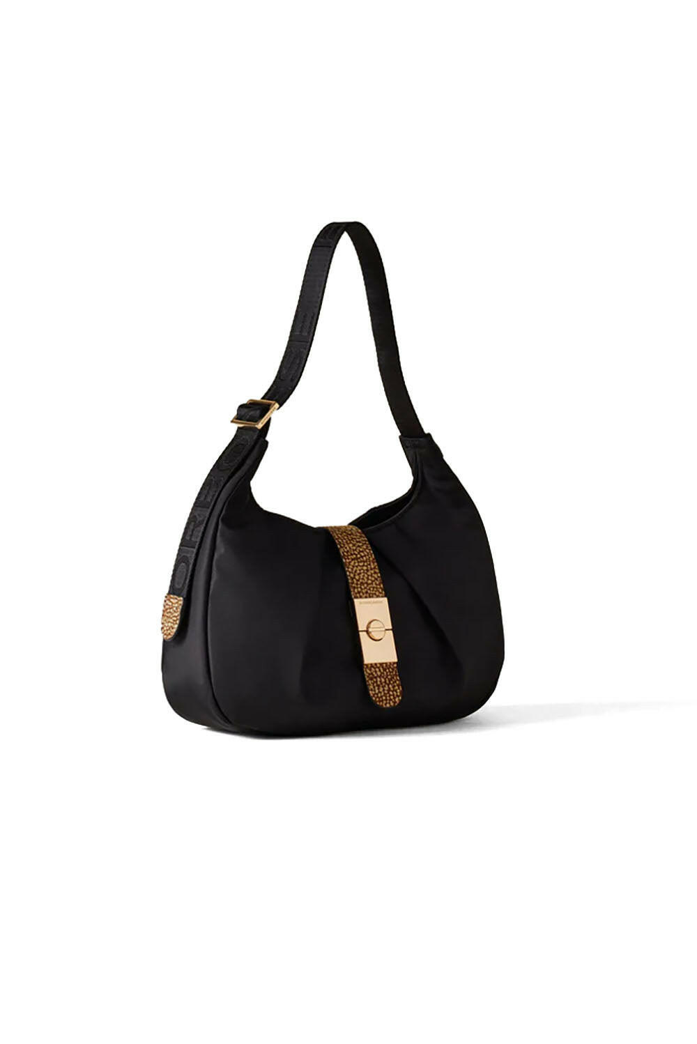  Borbonese Hobo Cortina Small Nero Woman - 2