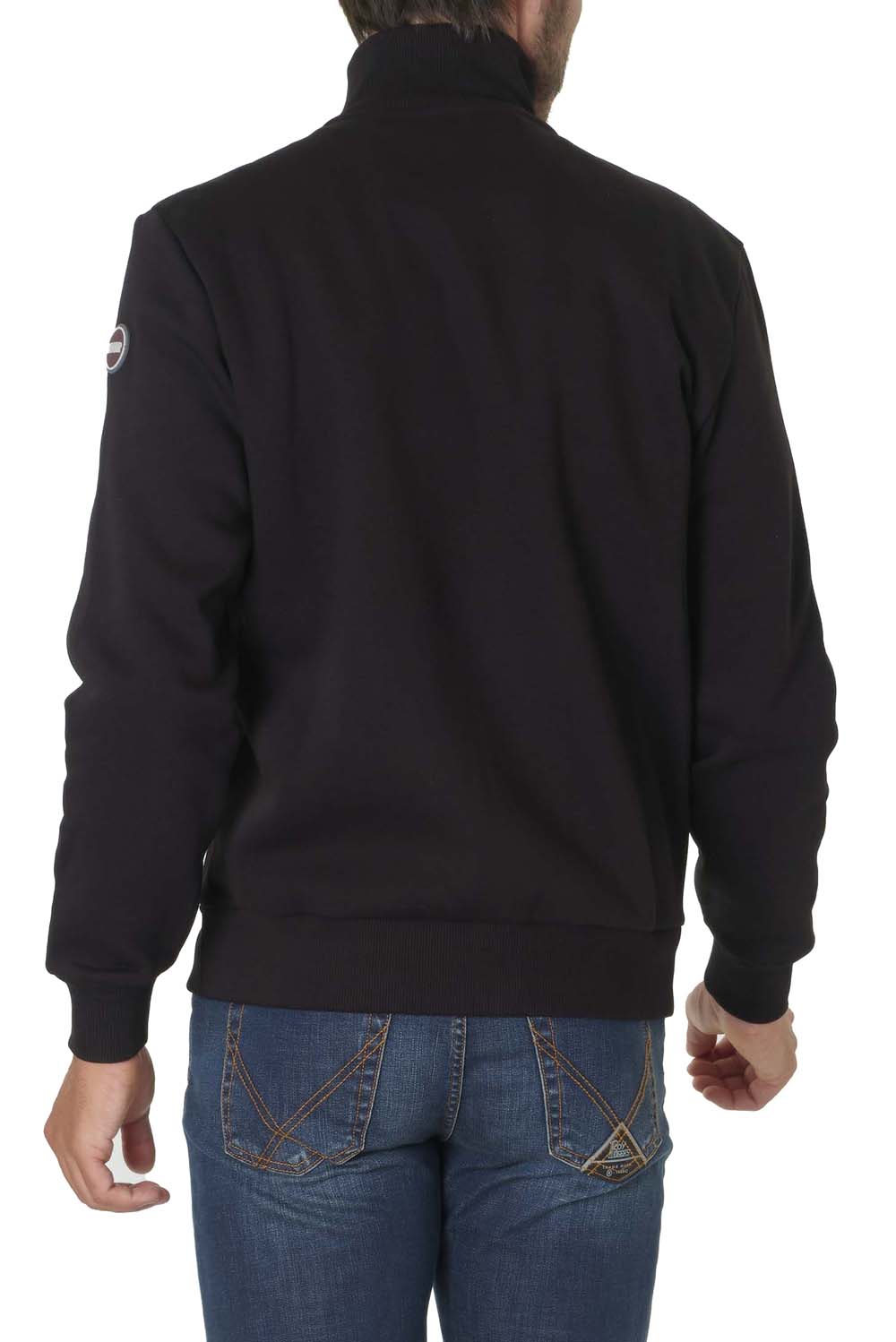  Colmar Full Zip Sweatshirt Black Uomo - 4