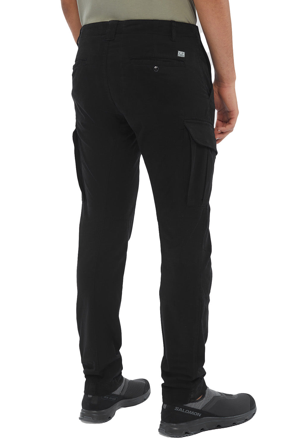  Cp Company Cargo Pants Ergonomic Fit Black Uomo - 3