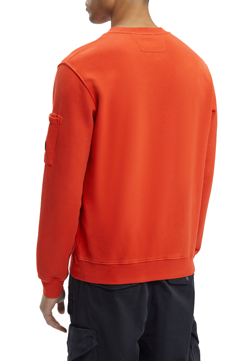  Cp Company Fleece Lens Sweatshirt Poinciana Uomo - 3