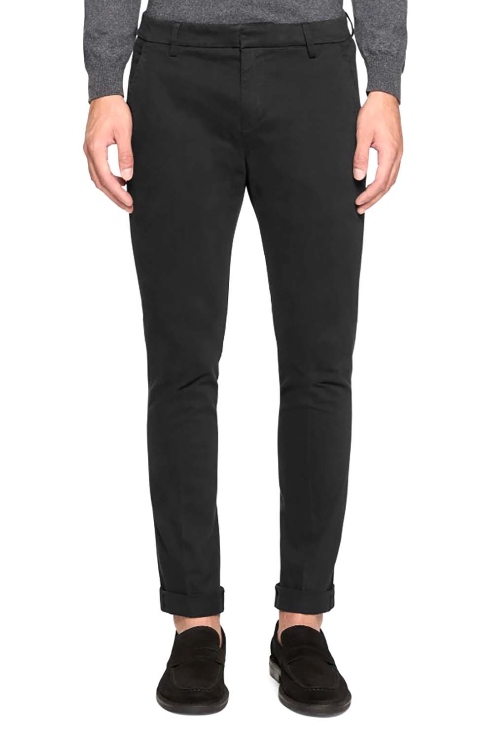  Dondup Pantaloni Gaubert Nero Uomo - 2