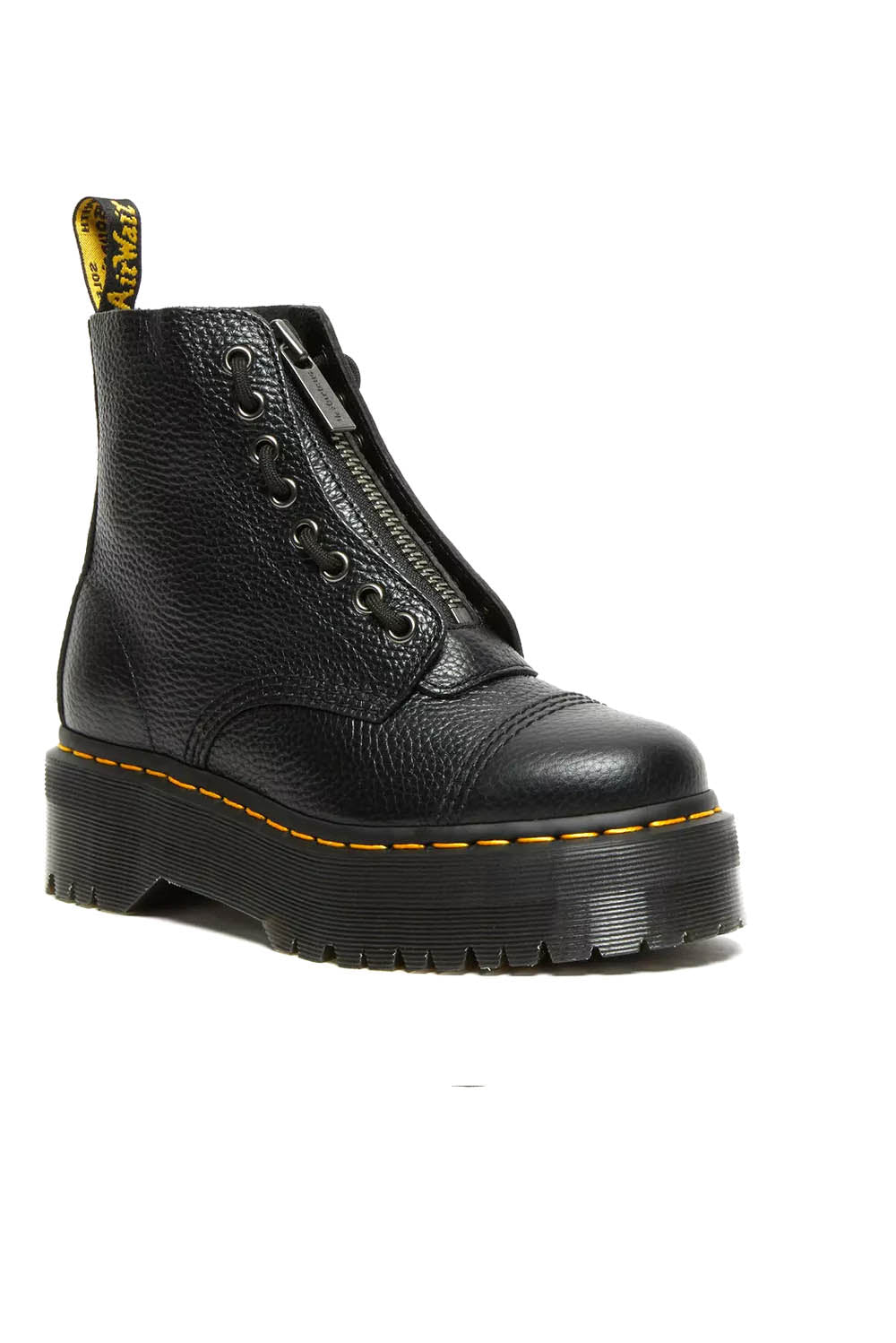  Dr. Martens Anfibio Platform Sinclair Black Milled Nappa Woman - 2