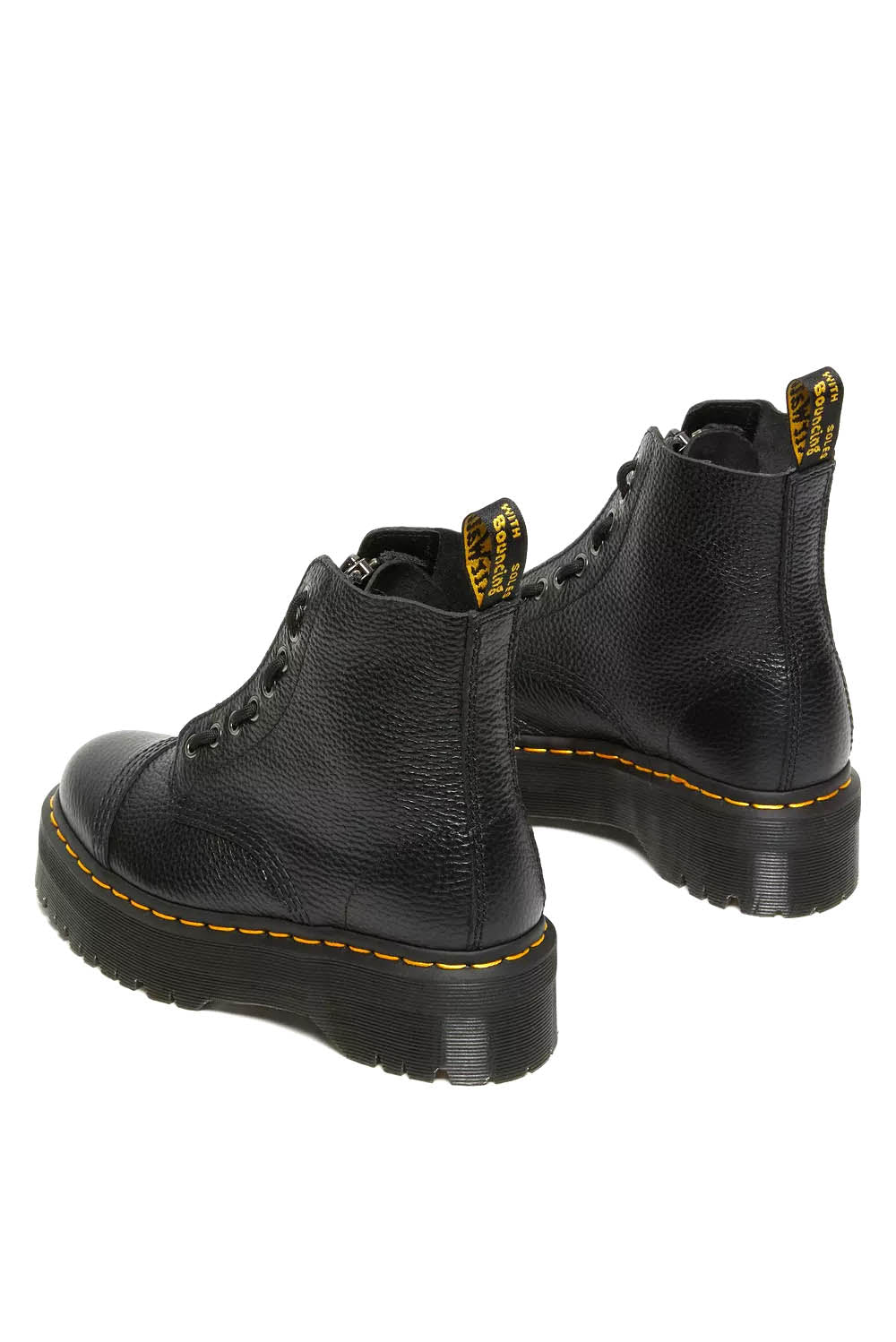  Dr. Martens Anfibio Platform Sinclair Black Milled Nappa Woman - 4