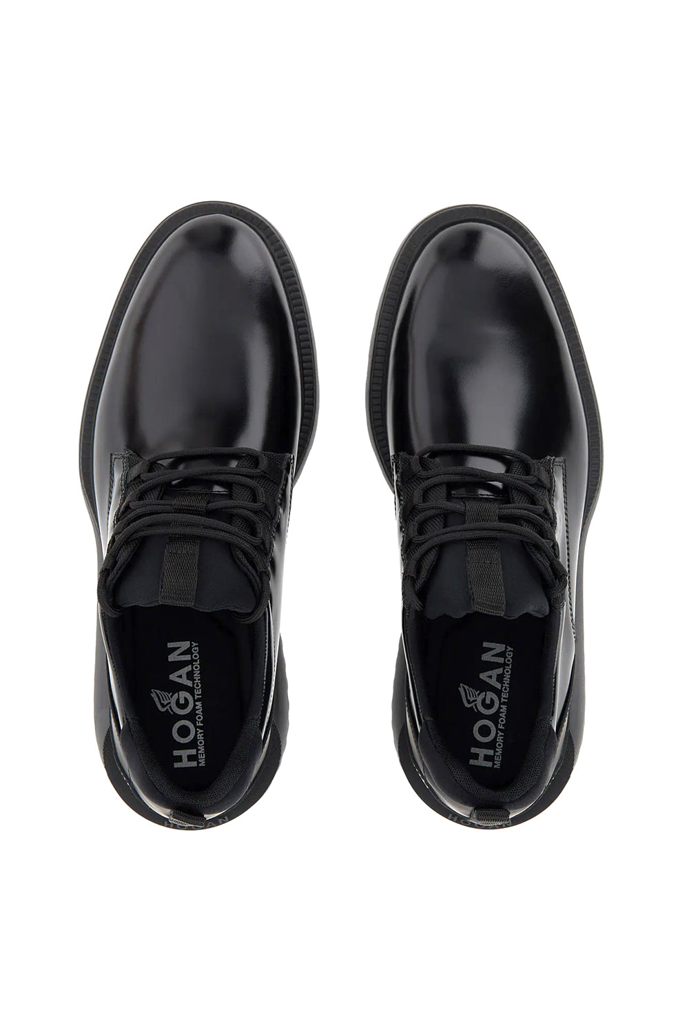  Hogan H600 Lace-ups Black Uomo - 4