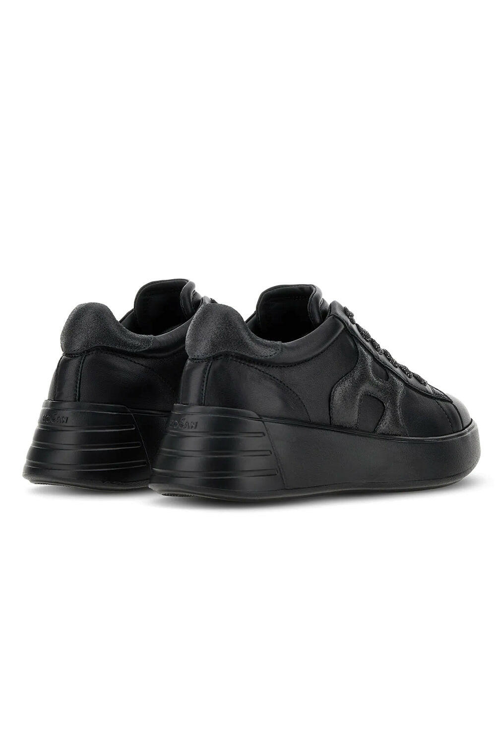  Hogan Sneakers Rebel Black Donna - 3
