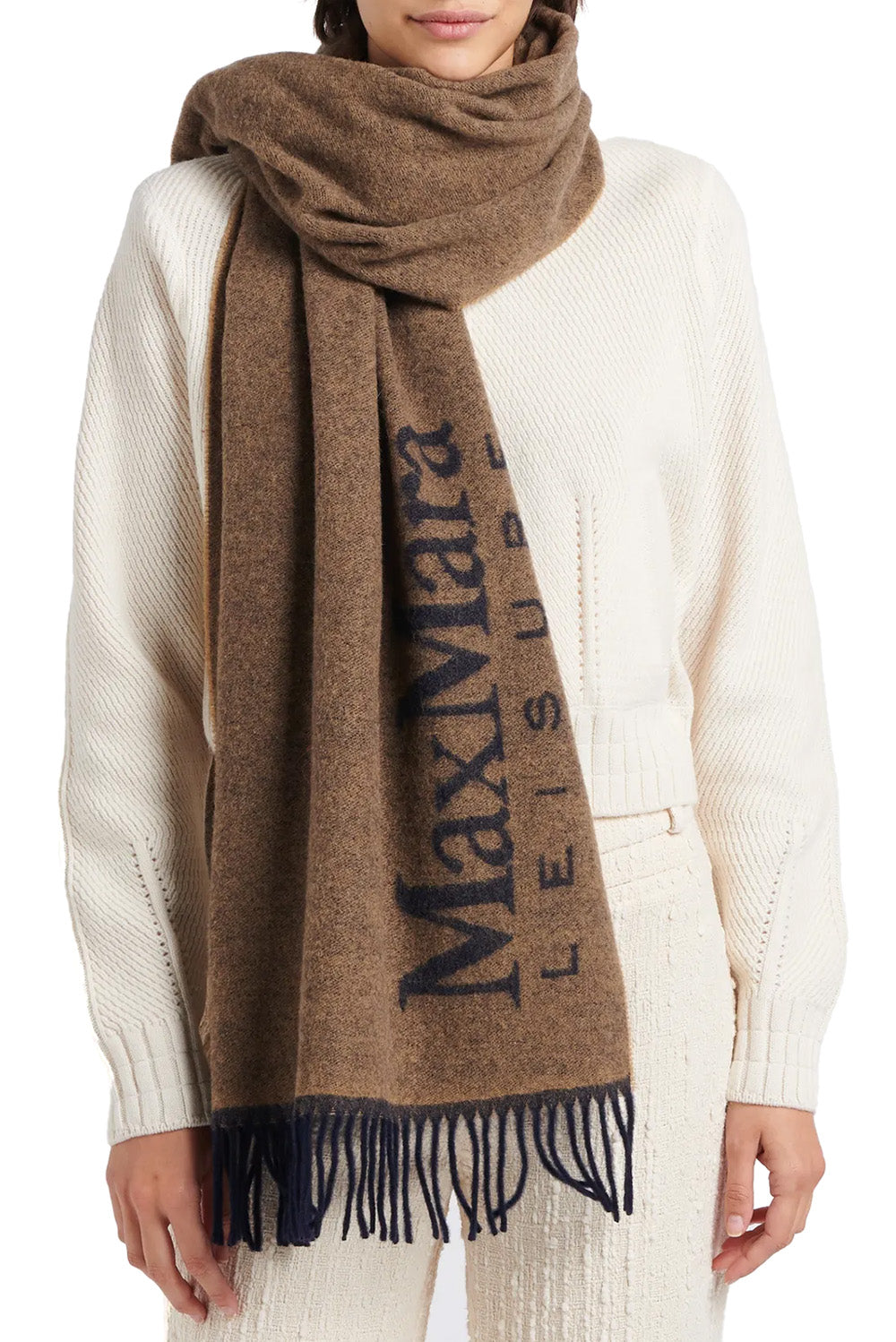  Max Mara Talc Scarf Woman - 2