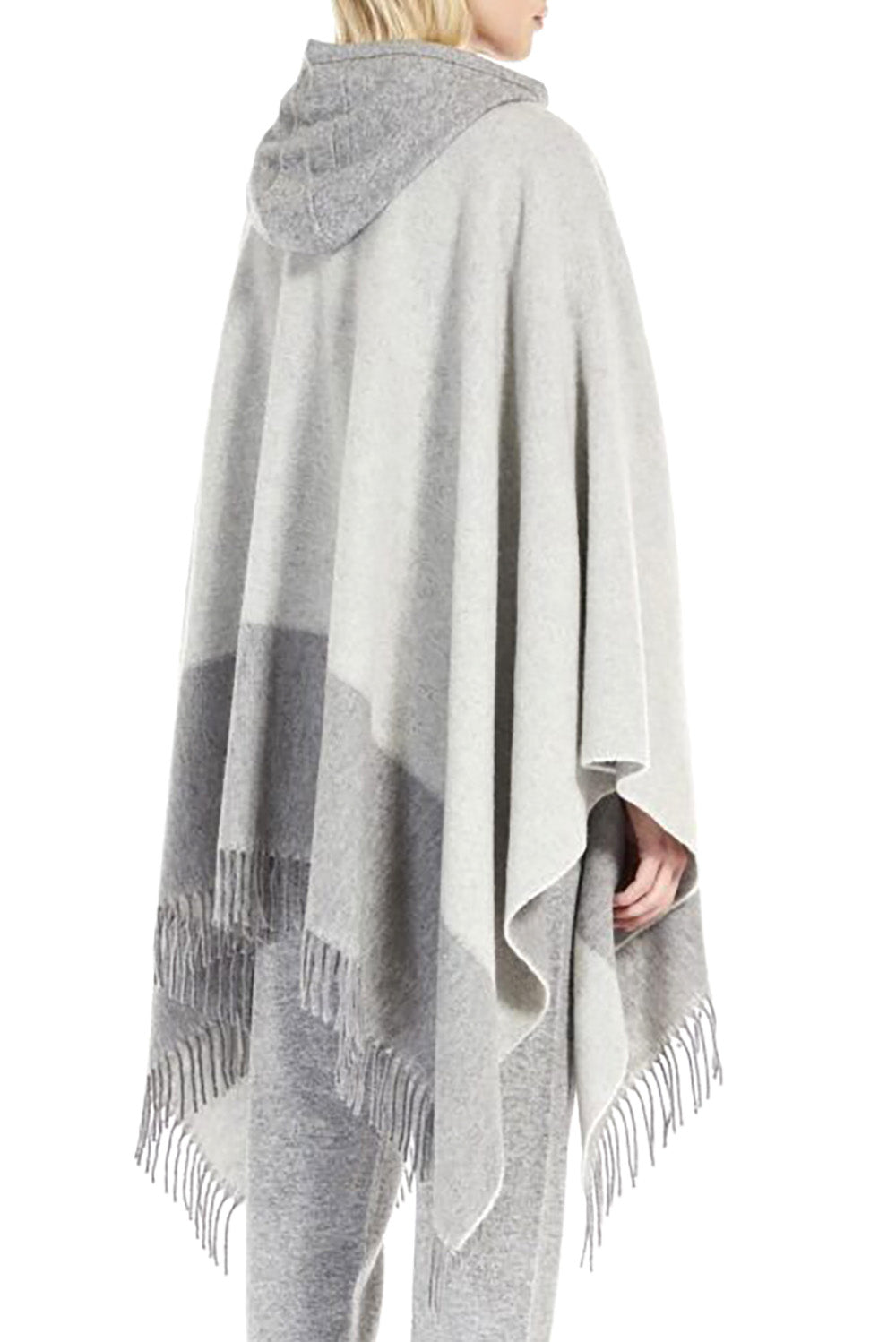  Max Mara Poncho Deodara Grigio Woman - 3