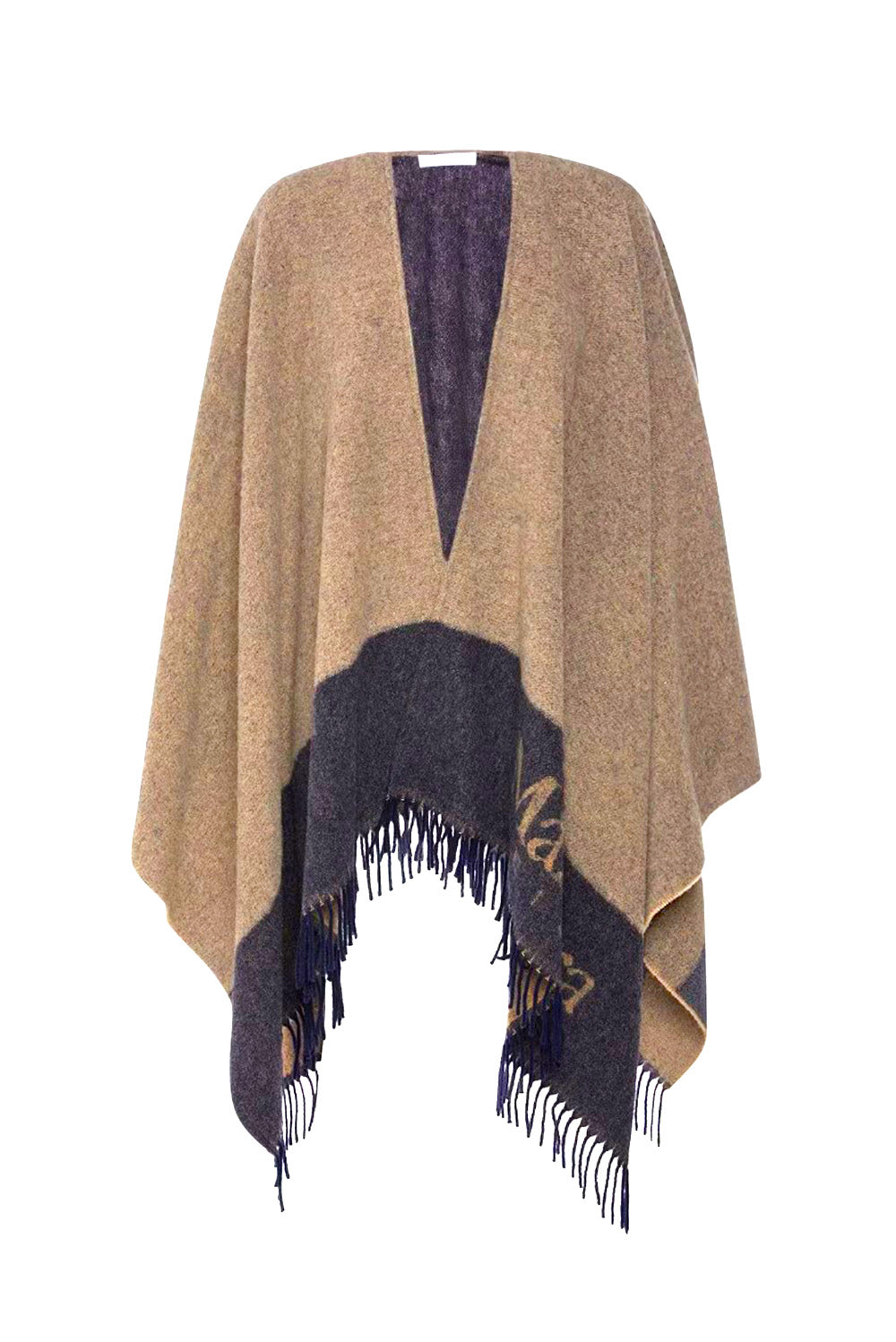  Max Mara Poncho Deodara Cammello Woman - 1