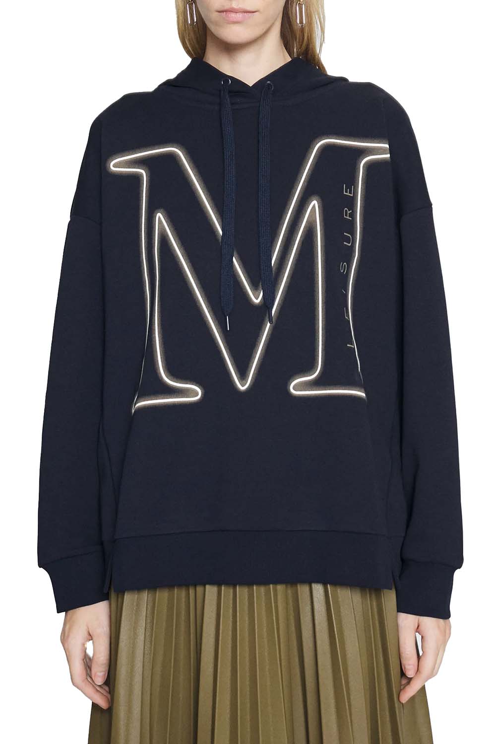  Max Mara Willow Sweatshirt Navy Woman - 2