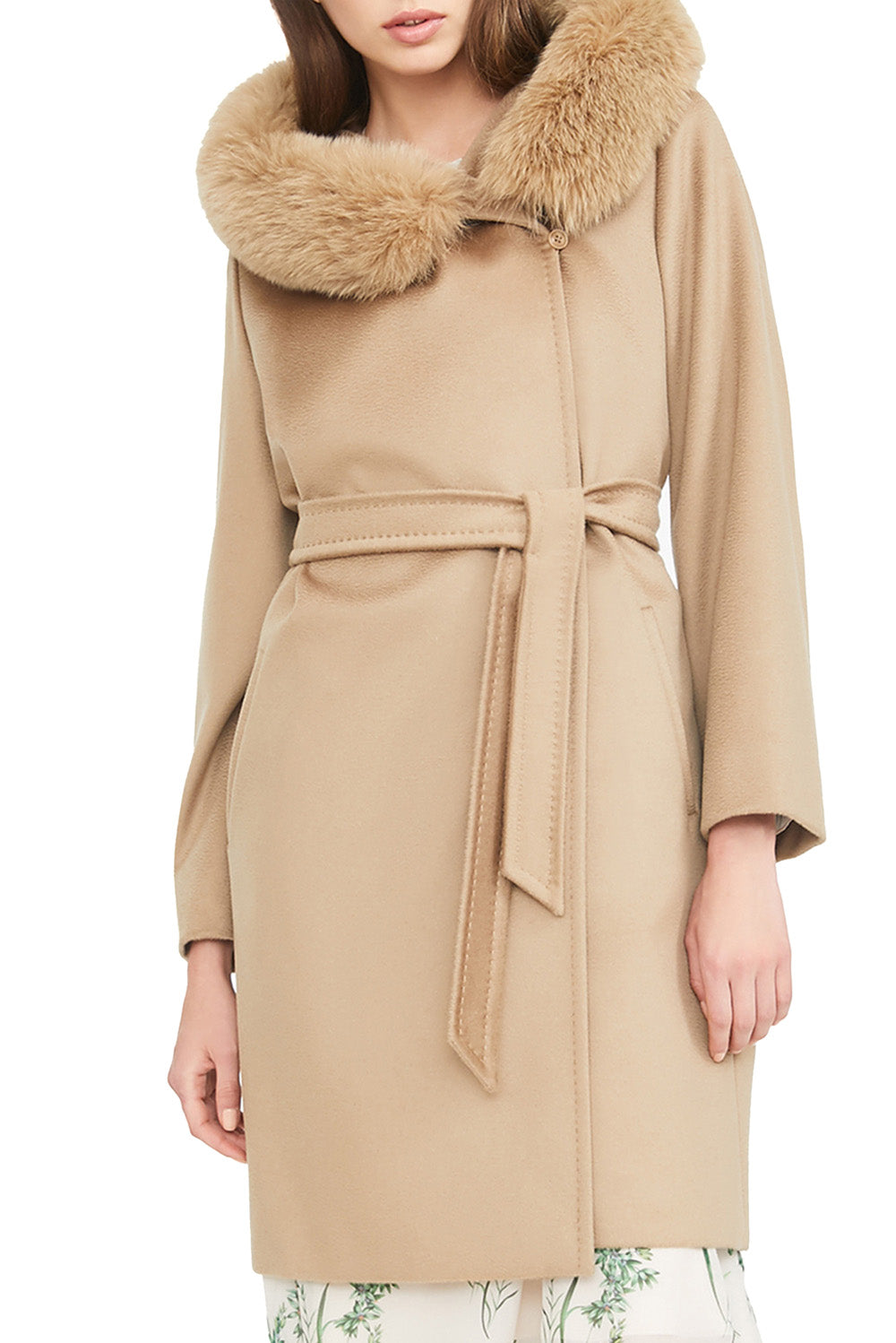  Max Mara Mango Coat Cammello Woman - 2