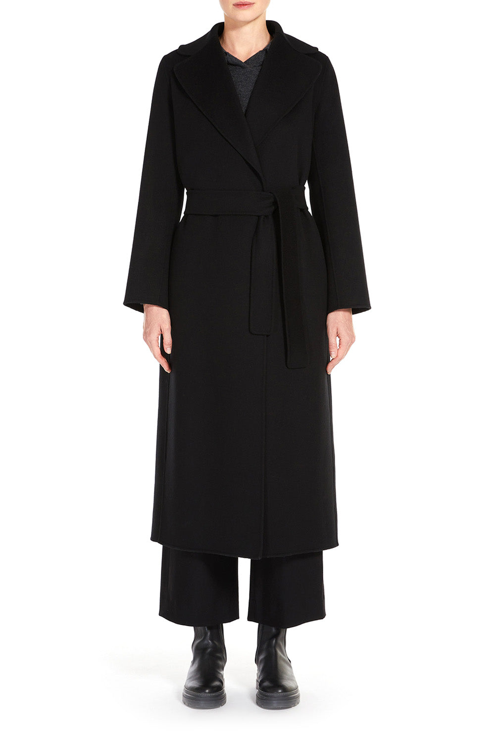  Max Mara Poldo Coat Nero Woman - 2