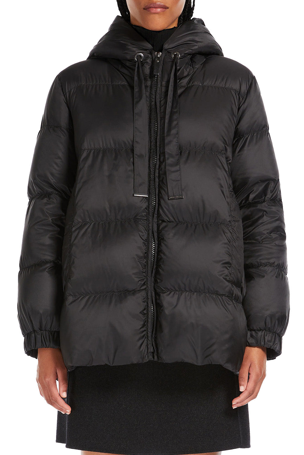  Max Mara Seia Quilted Down Jacket Black Woman - 2