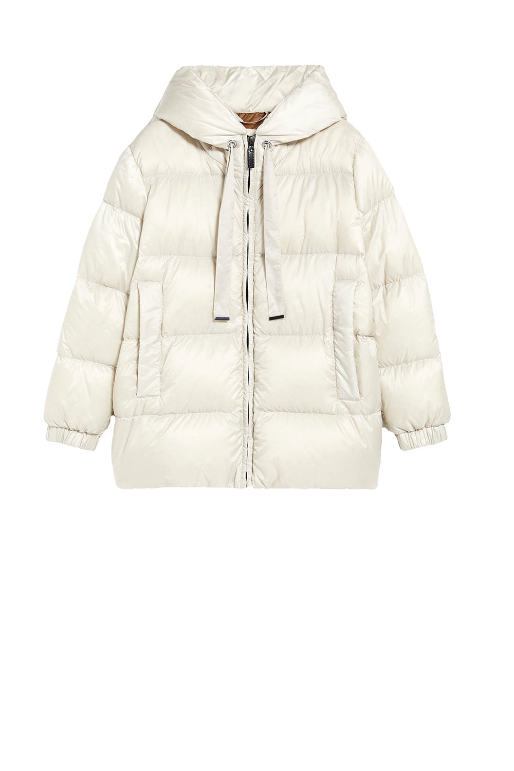  Max Mara Piumino Trapuntato Seia Ghiaccio Donna - 1