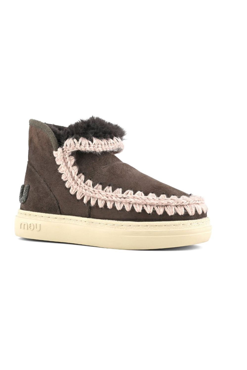  Mou Eskimo Sneaker Bold Glitter Mocha Woman - 2