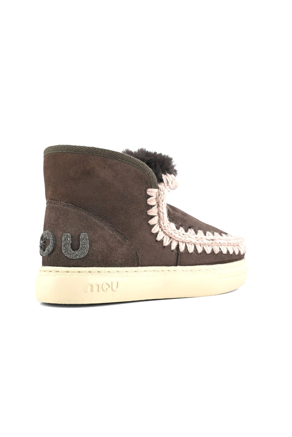  Mou Eskimo Sneaker Bold Glitter Mocha Woman - 3